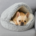 Dog Bed Soft Plush Cave House
