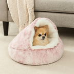 Dog Bed Soft Plush Cave House