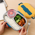 Stainless Steel Bento Lunch Box Compartments
