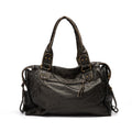 Luxury Black Leather Handbag