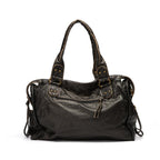 Luxury Black Leather Handbag