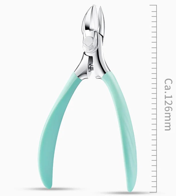 Senior Nail Clipper with Splash Guard – Ergonomic & Painless for Thick or Ingrown Toenails