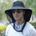 Breathable Sun and Mosquito Protection Wide Brim Hat