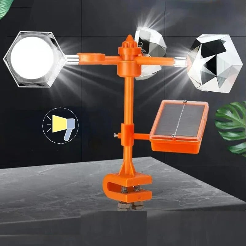 360 Degree Reflective Solar Powered Bird Repeller