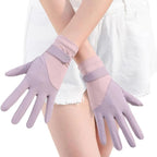Womens Breathable UV Sun Protection Driving Gloves
