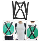 Adjustable Weighted Training Vest for Barbell Plates