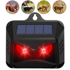 2pcs Solar Powered Ultrasonic Animal Repellent