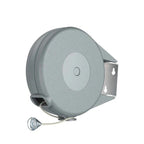 Retractable Wall-Mounted Clothesline with 472-Inch Line and Automatic Retraction