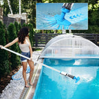 Cordless Pool Cleaner, Rechargeable with Interchangeable Heads