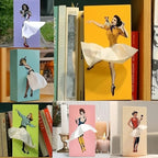 Modern Decorative Tissue Box with Flying Skirt Style Cover