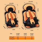Portable Child Car Cushion Seat for Secure and Comfy Travel Support