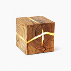CrackLumen - Unique rustic cracked table lamp