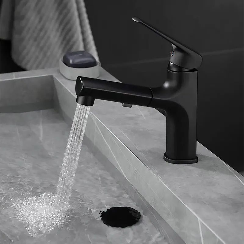 Extendable One-Hand Bath Water Faucet