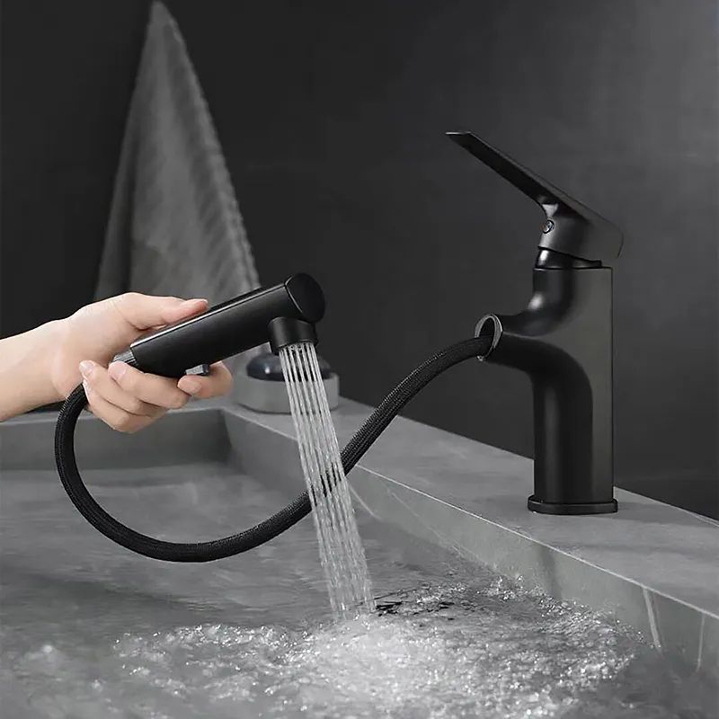 Extendable One-Hand Bath Water Faucet