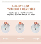 Professional facial massager with microcurrent for firmer, smoother skin
