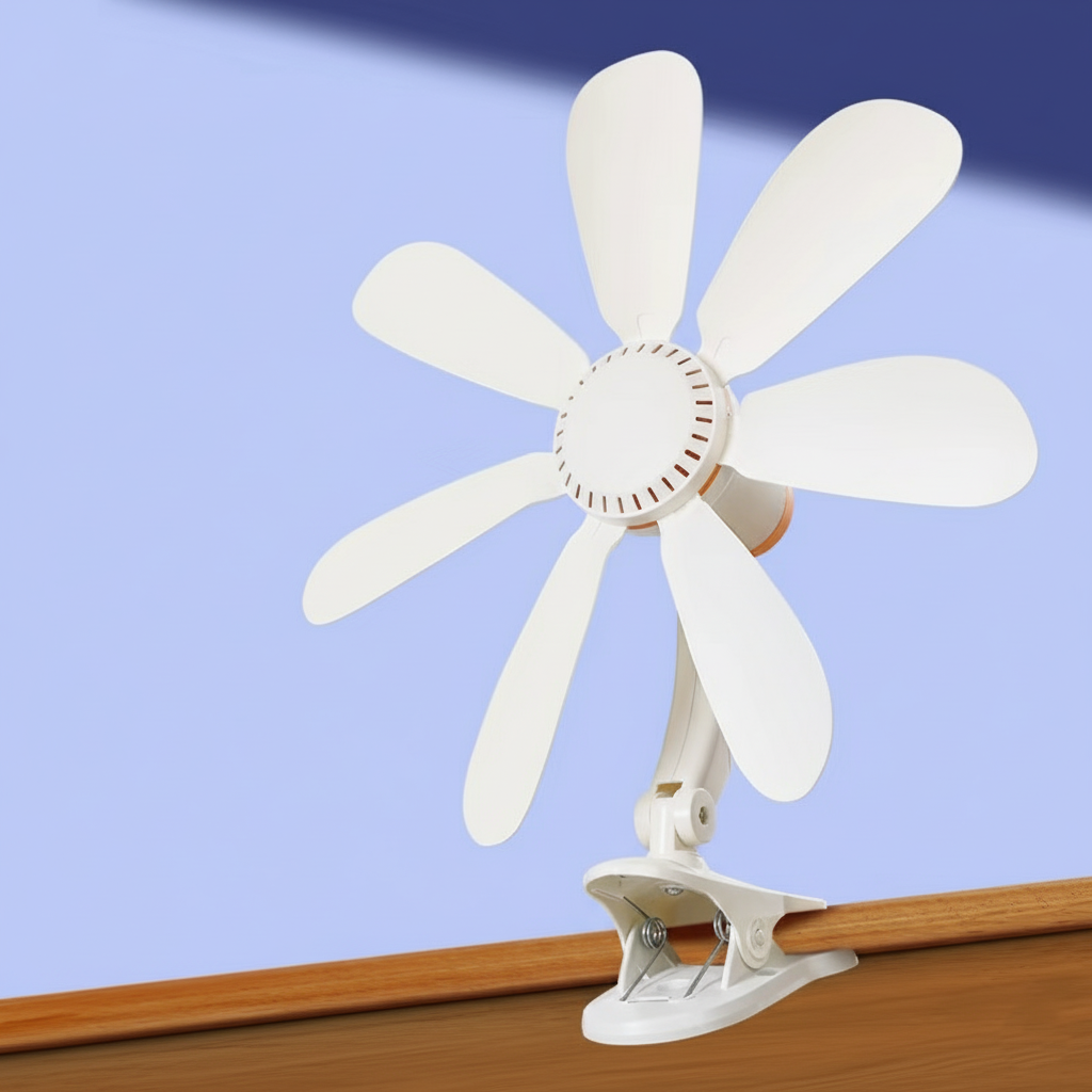 Portable Clip-On Desk & Bedside Fan