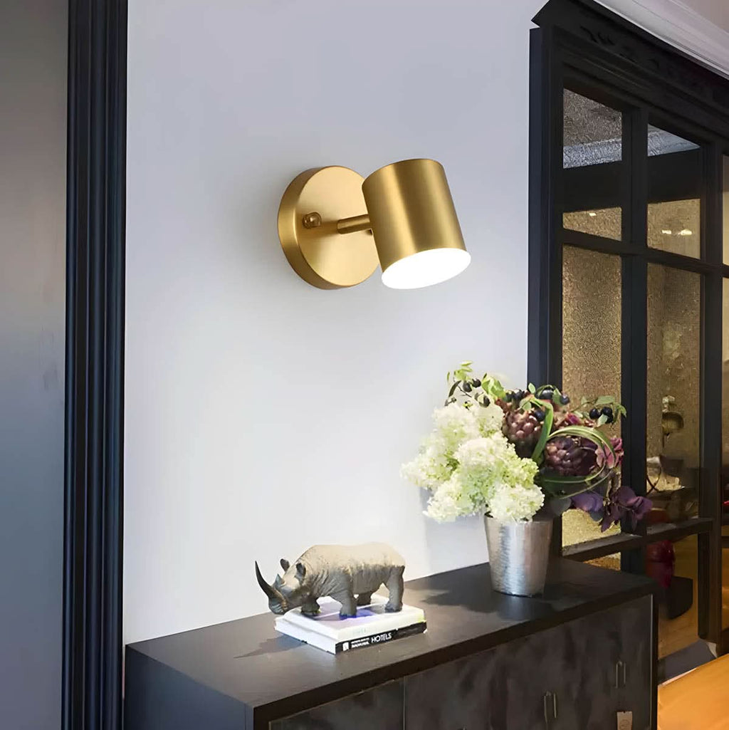 Scandinavian Copper LED Wall Lamps
