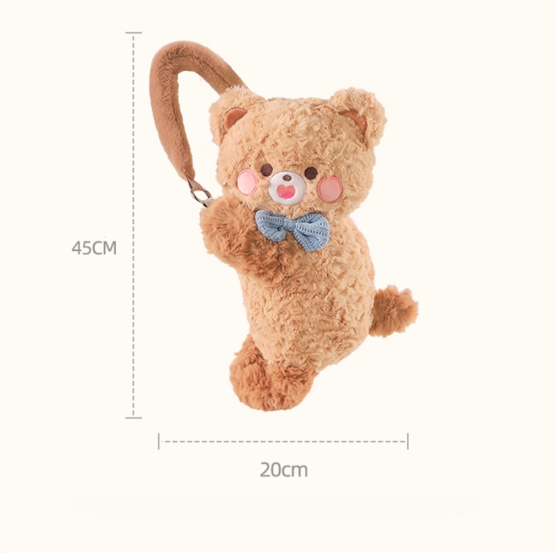 Cuddle Bear Plush Tissue Box