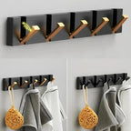 Elegant Stainless Steel Wall Hooks – Foldable, Space-Saving Hook for Bathrooms and Living Spaces