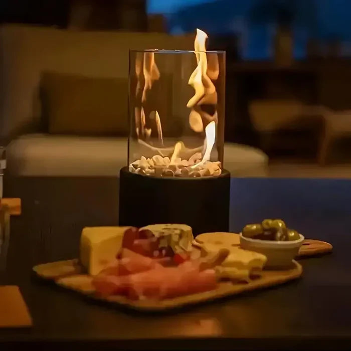 Trendy & Portable Table Fire Lantern - GlowLuxe