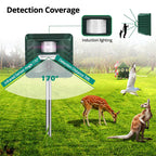 Ultrasonic Animal Repeller | Motion-Activated, Eco-Friendly & Safe for Gardens and Yards