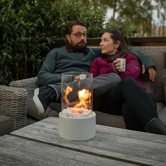 Trendy & Portable Table Fire Lantern - GlowLuxe