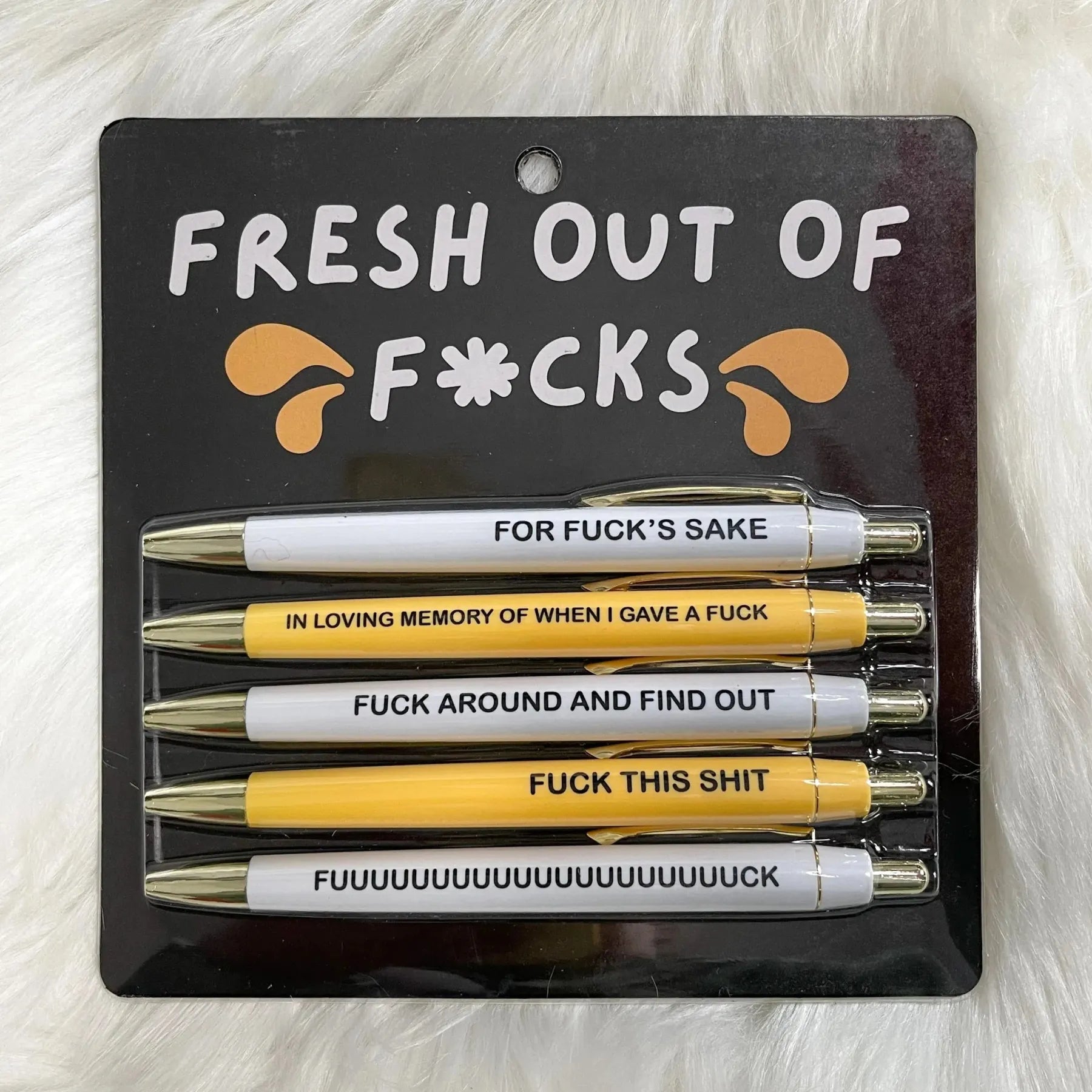 Motivational Badass funny Pen Set (5 pieces)