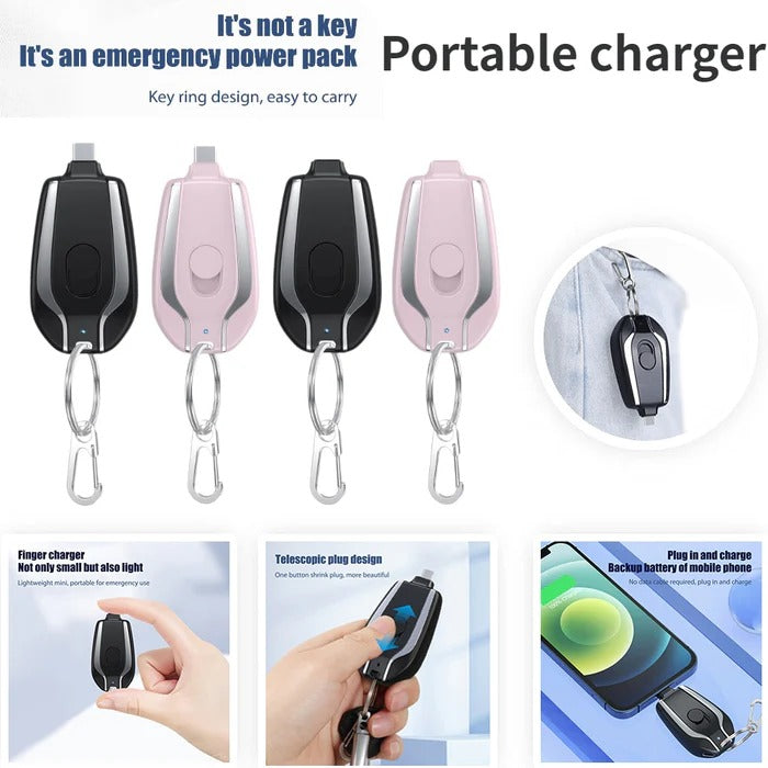 Mini Keychain Power Bank