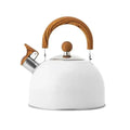 Whistling Stovetop Kettle, Induction & Gas Compatible with Heat Resistant Handle