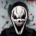 Adult Full Head Halloween Scary Mask | Skull Design Hooded