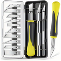 Precision Wood Carving Knife Set for Easily Carved Pumpkins | Sharp Ergonomic Blades