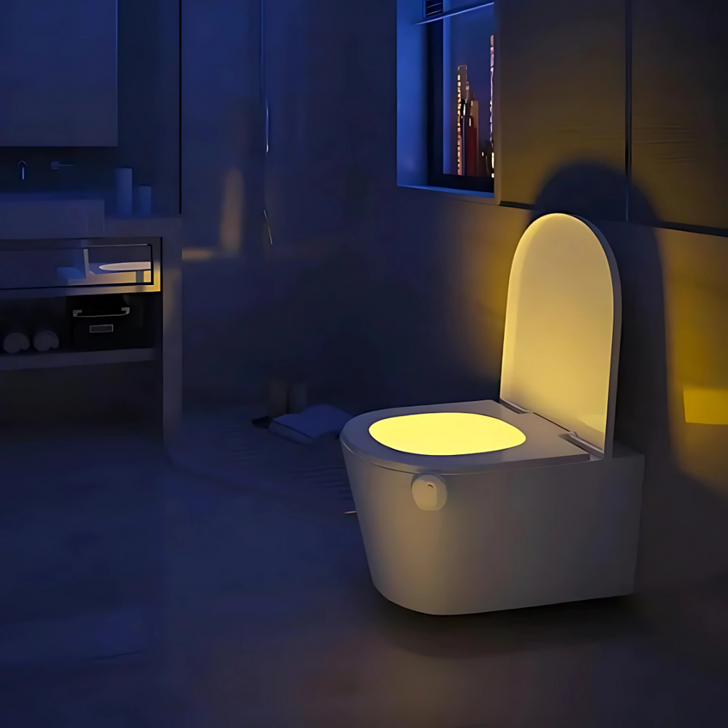 LED Motion Sensor Toilet Light