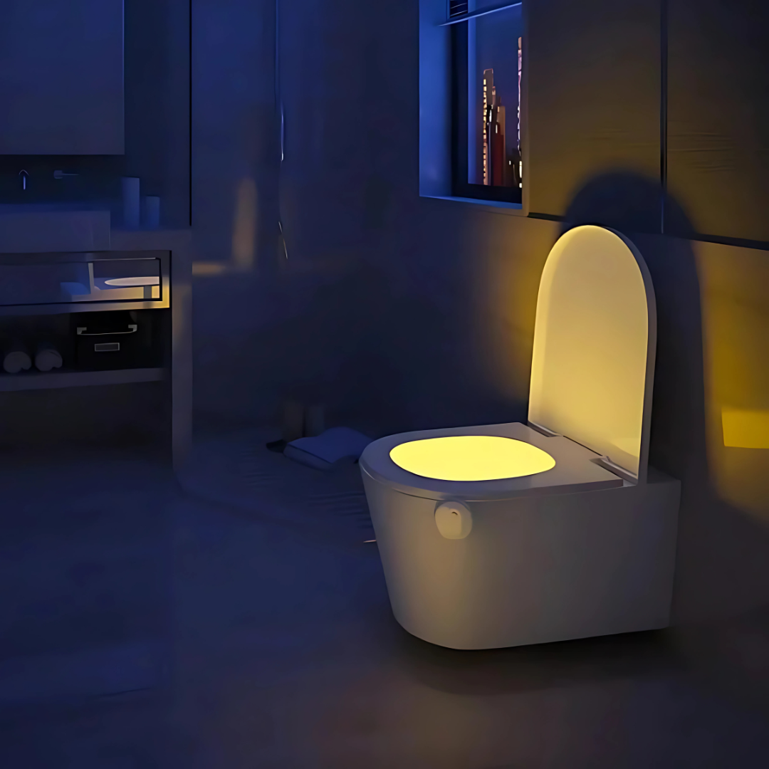 LED Motion Sensor Toilet Light