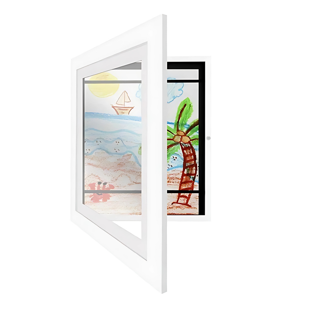 Photo Frame Wood Hinged Artwork Display