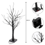 Christmas Decorations Snowy LED Twig Tree