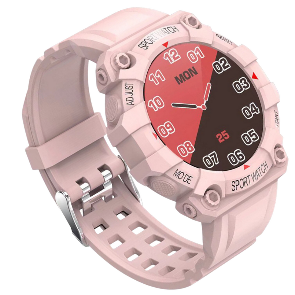 Water-Resistant Smartwatch with Fitness Tracking for Android and iOS
