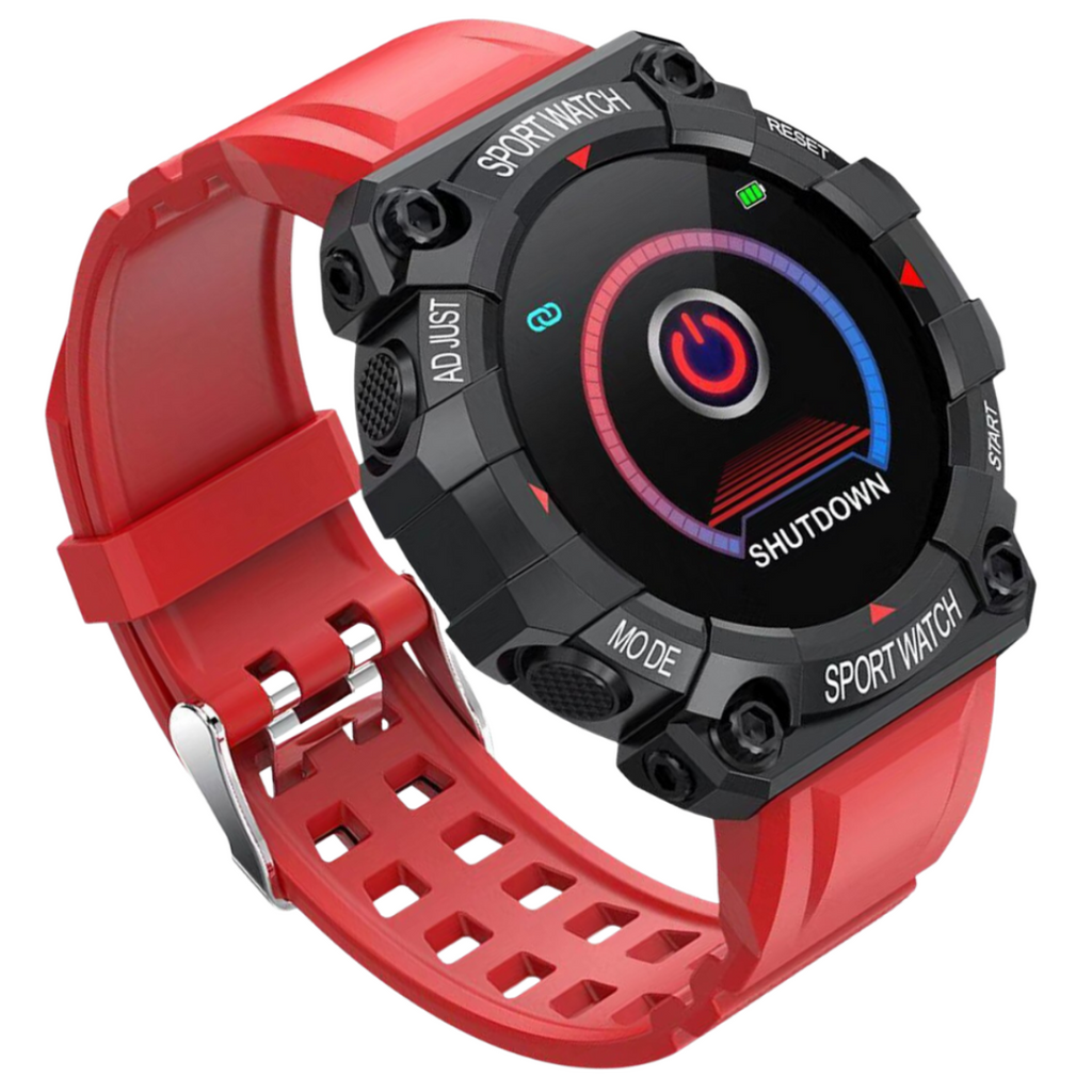 Water-Resistant Smartwatch with Fitness Tracking for Android and iOS