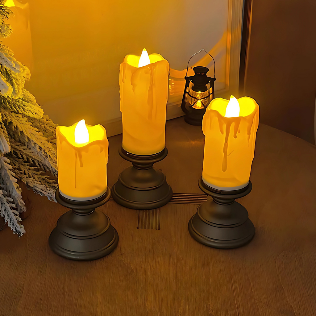 LED Flameless Flickering Decorative Candles