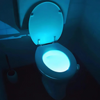 LED Motion Sensor Toilet Light