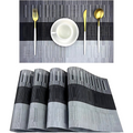 Washable Heat Resistant Vinyl Placemats Set