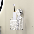 Shower Caddy Suction Acrylic Bathroom Shelves