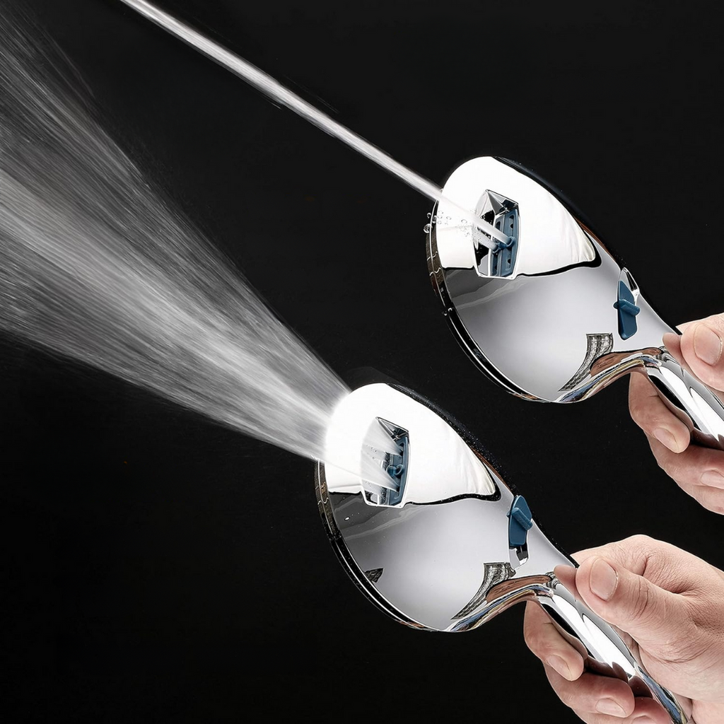 Shower Head Adjustable High Pressure Chrome Set