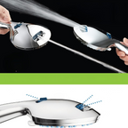 Shower Head Adjustable High Pressure Chrome Set