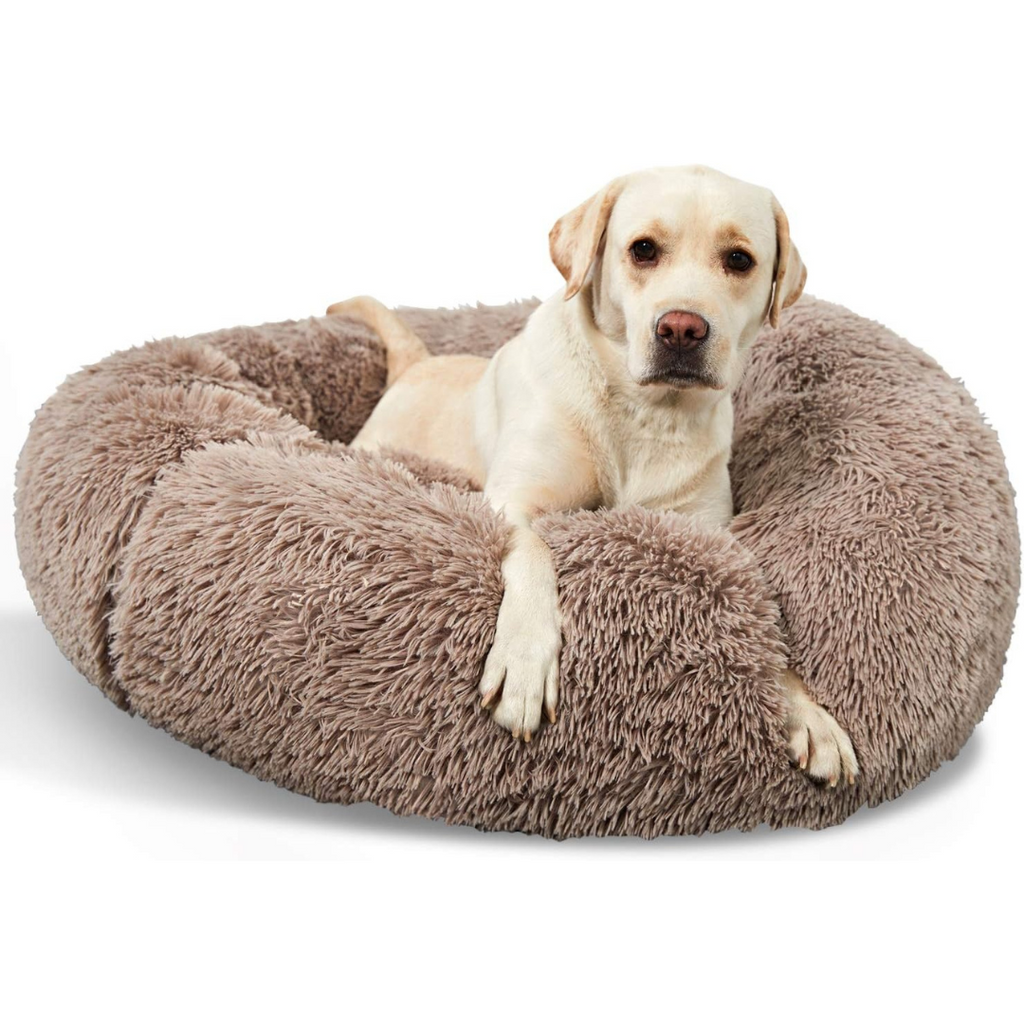 Orthopedic Plush Donut Dog Bed