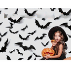 Wall Stickers 3D Halloween Bat Decorations Set