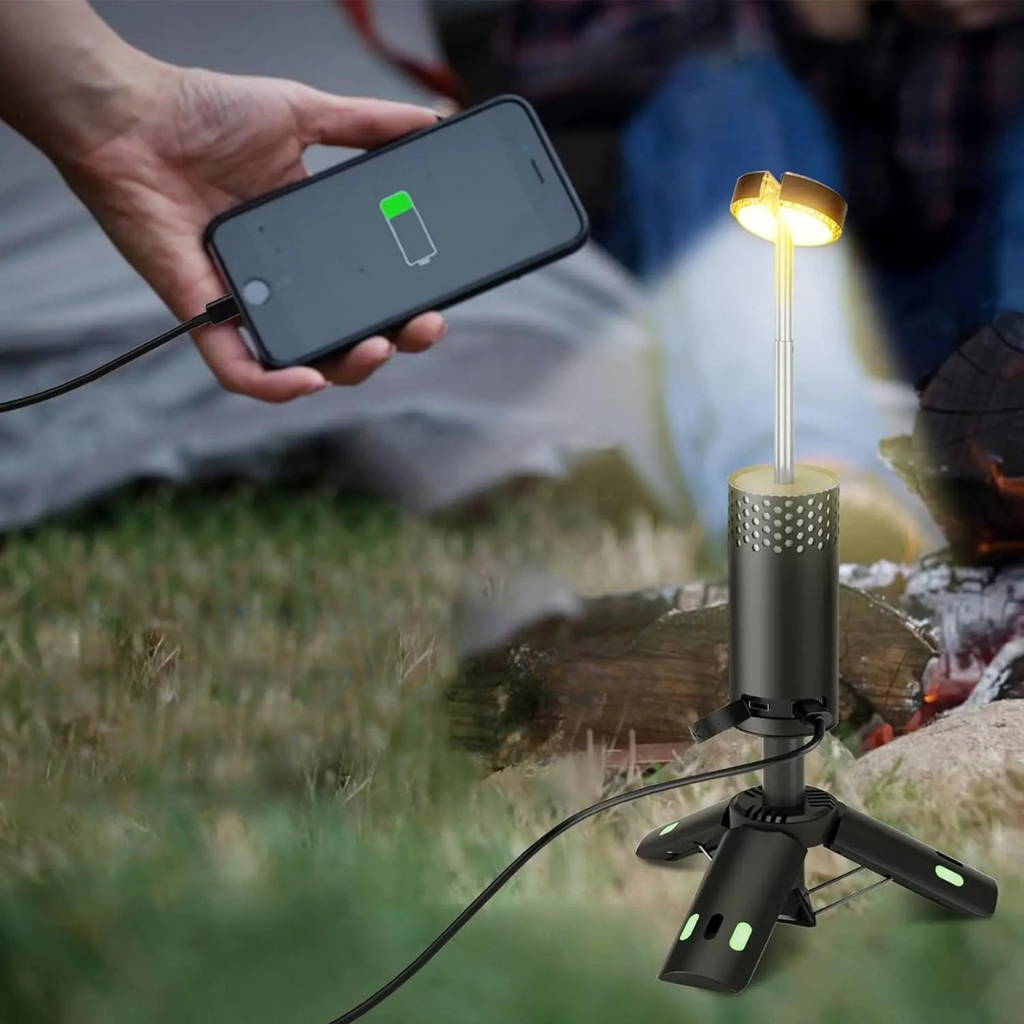 Camping Lantern with Tripod Rechargeable LED Light