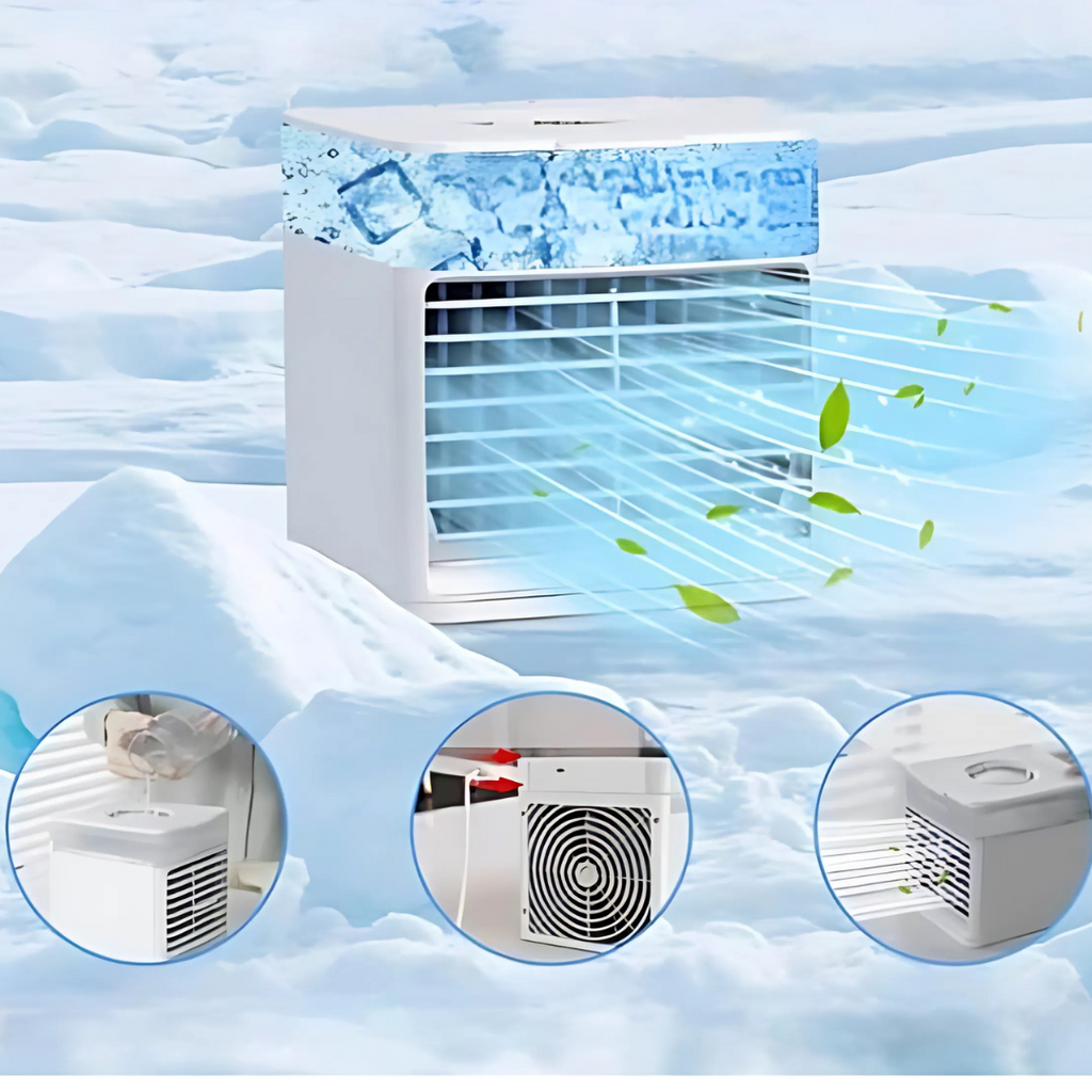 Portable Air Cooler Fan Quiet Adjustable Humidifier