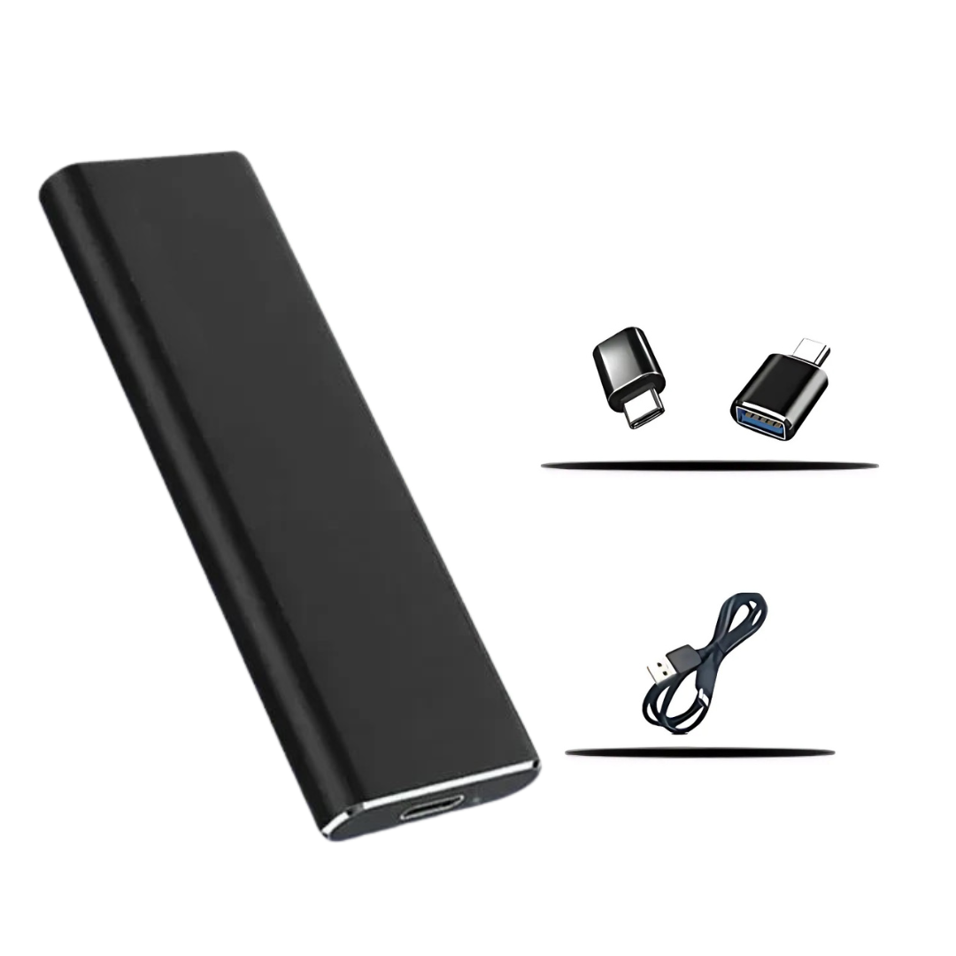 External SSD Portable USB Storage Drive Metal