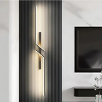 Wall Lights Modern Vertical Metal Fixture