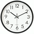 Timeless Elegant Atomic Wall Clock – Precision Timekeeping, Indoor & Outdoor Use, 34cm